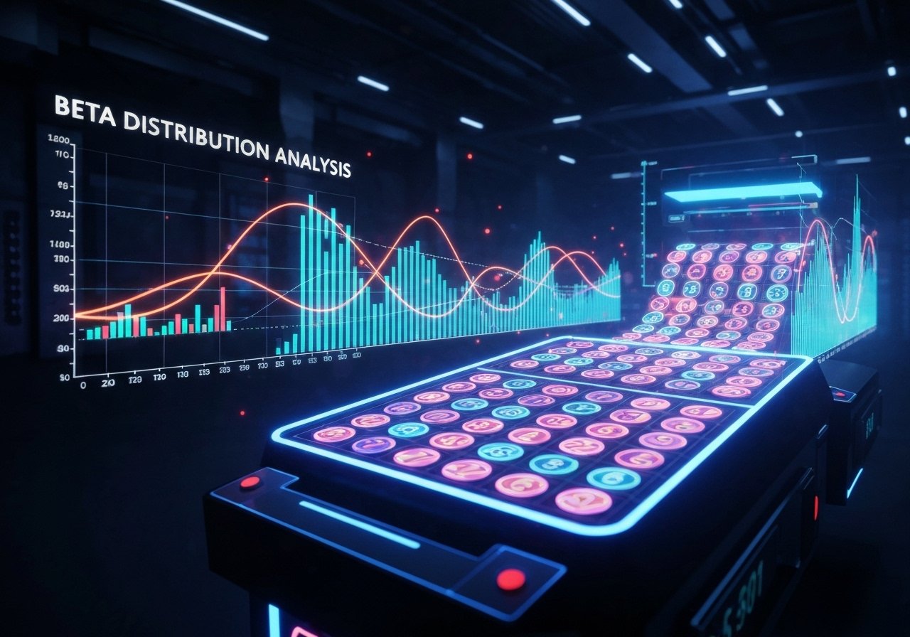EOS 파워볼 '파워볼 번호' 출현의 '베타 분포' 분석